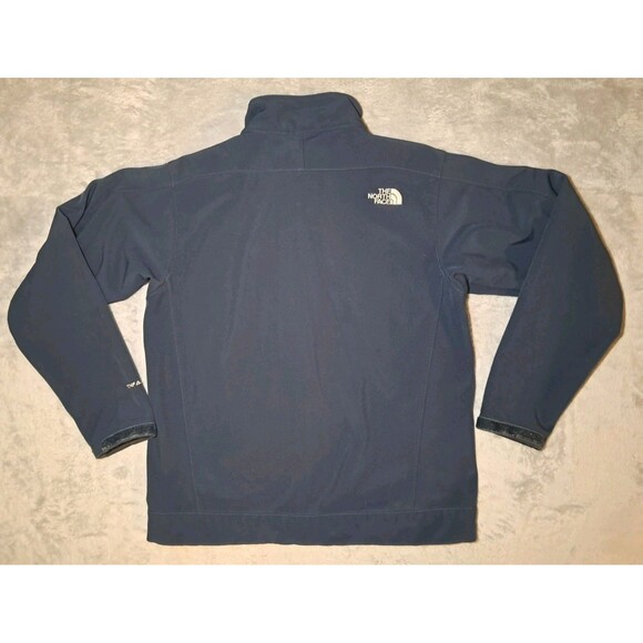 The North Face Jacket Mens Medium Blue Full Zip Apex Soft Shell Winter Outdoors - Picture 9 of 10